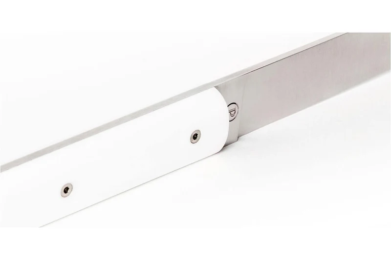 Coffret de 6 couteaux de table faits mains Perceval 888 blanc