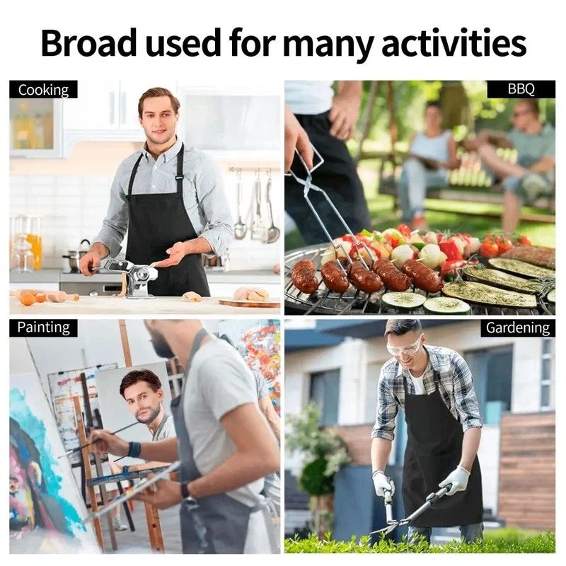 Tablier de cuisine unisexe pour adulte avec motif Space Cat Pizza Meme