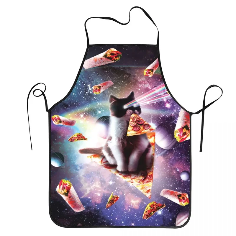Tablier cuisine chat espace meme original - Oxford - chefs cuisiniers