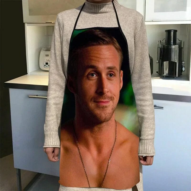 Tablier de Cuisine Imprimé Ryan Gosling