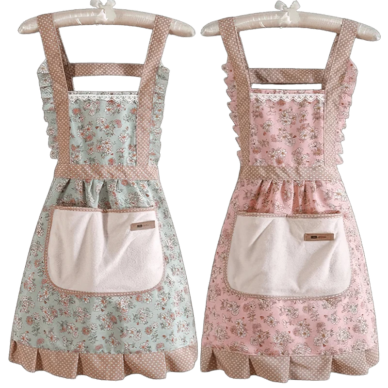 Tablier cuisine vintage années 50 traditionnel 100% coton