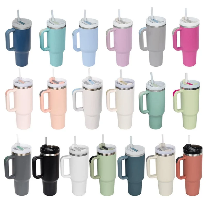 Mega-Gourde isotherme intelligente - Bleu Pastel