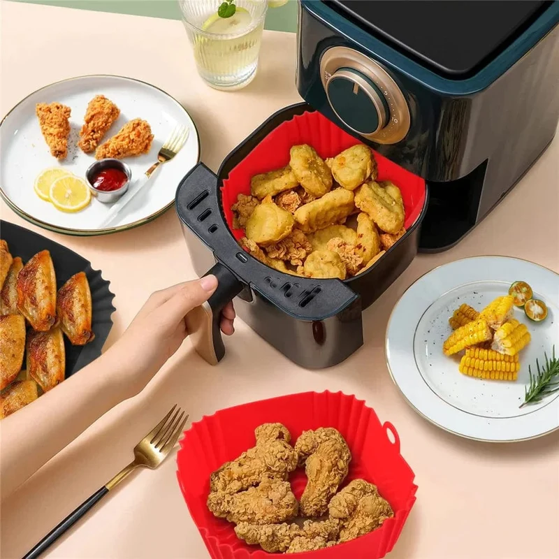 Moules en Silisone Ronds pour Friteuse sans huile
