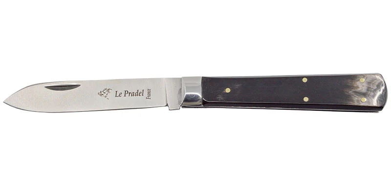 Couteau Le Pradel Carbone et Corne 9,5cm