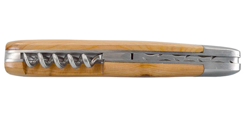 Couteau Le Thiers Bois de Genévrier Tire Bouchon