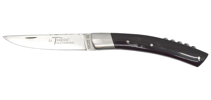 Couteau Le Thiers Tire Bouchon Noir