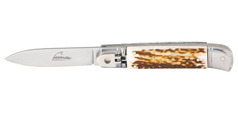 Couteau de Poche Automatique Bois de cerf Consorzio Coltellinai