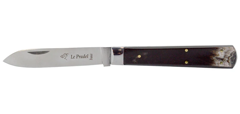 Couteau Le Pradel Carbone et corne Coutellerie Chevalerias