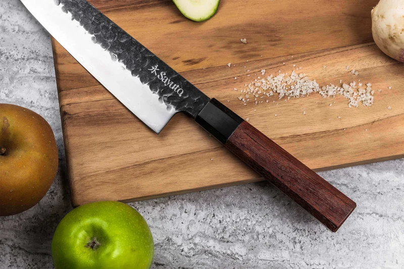 Coffret 2 couteaux Sayuto Séquoia San Mai Kiritsuke + Office
