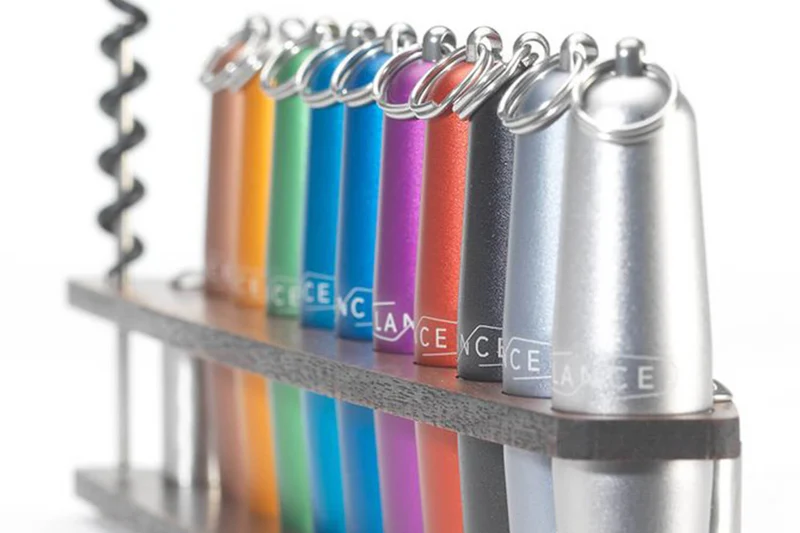 Tire-bouchon aluminium Lance coloris vert fabriqué en France