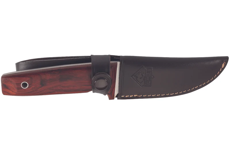 Couteau Puma IP Torero 322810 lame 10,2cm manche cocobolo + étui en cuir
