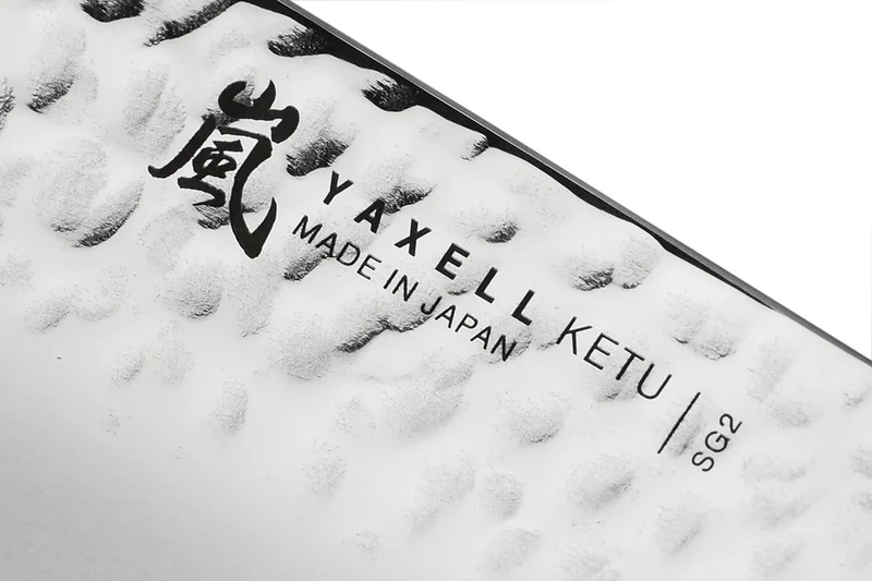 Couteau nakiri japonais Yaxell Ketu lame 16,5cm manche en Pakkawood