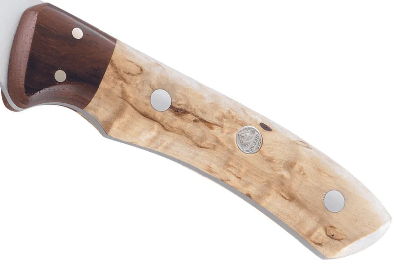 Couteau Puma IP Abedul 309711 lame 10,2cm manche bouleau/cocobolo + étui en cuir