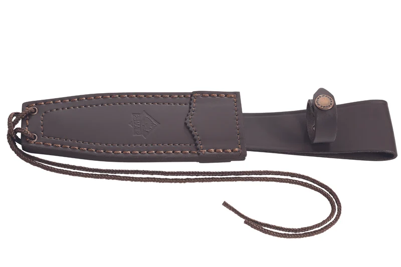Couteau Puma IP El Anta 365616 lame 15,7cm manche bois de cerf + étui en cuir