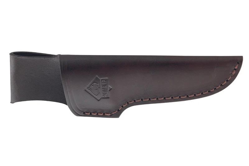 Couteau Puma IP Wildmeister Stag 366212 lame 11,8cm manche bois de cerf/micarta + étui en cuir