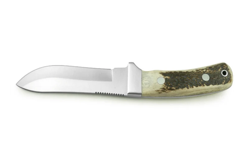 Couteau Puma IP Montero Stag 329712 lame 12cm manche bois de cerf + étui en cuir