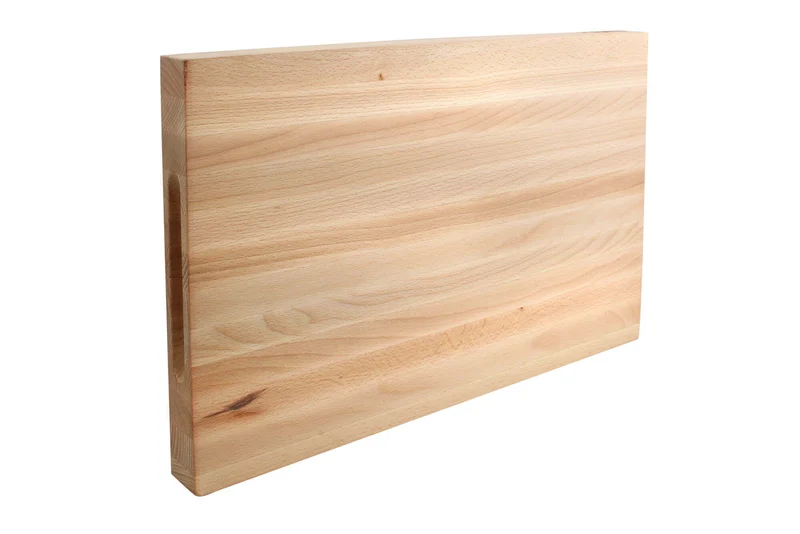 Billot de cuisine Fukito en bois de hêtre certifié FSC - 45 x 30 x 4 cm