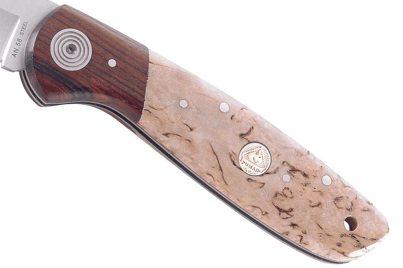 Couteau pliant Puma IP Birch III 341211 manche en bois de bouleau 10,8cm