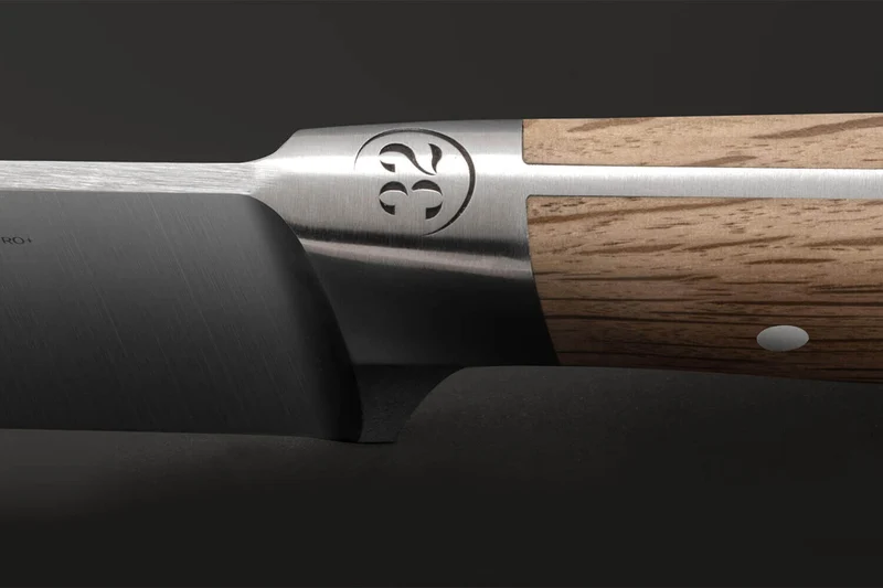 Couteau d'office 10cm 32 Dumas Signature manche en chêne vert