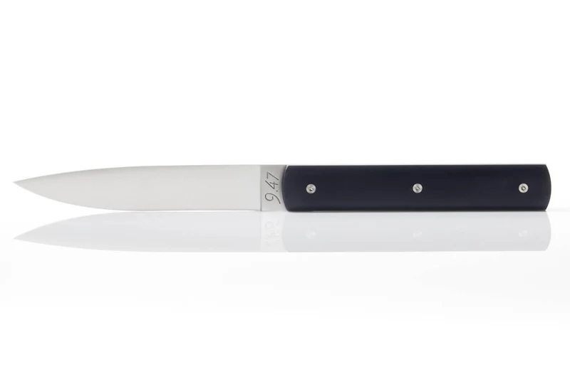Couteau de table Perceval 9.47 bleu nuit
