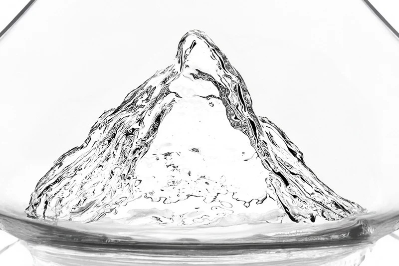 Carafe à vin Alaskan Maker Topographic Mont Cervin en verre cristallin