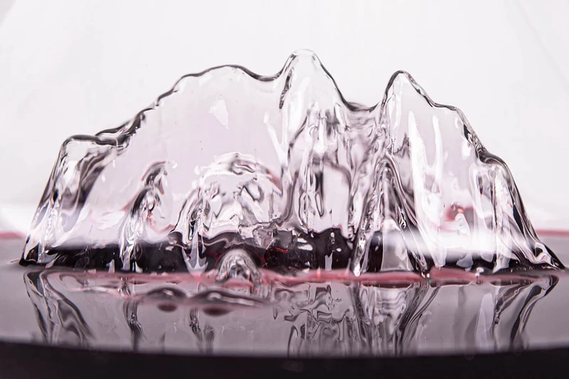 Carafe à vin Alaskan Maker Topographic Mont Rosa en verre cristallin