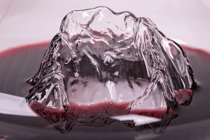 Carafe à vin Alaskan Maker Topographic Zugspitze en verre cristallin