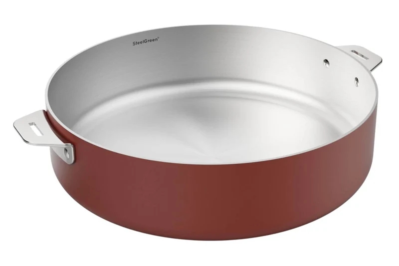 Sauteuse Cookut La Merveilleuse 28cm en acier inoxydable Steel Green®
