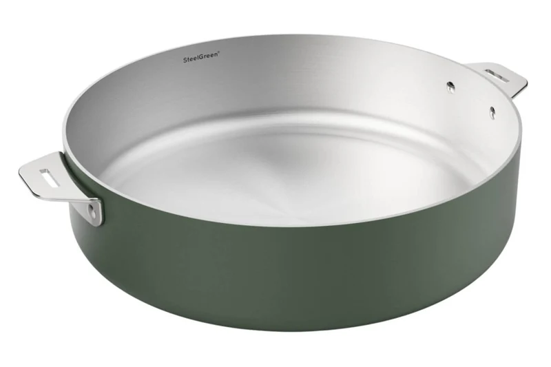 Sauteuse Cookut La Merveilleuse 28cm en acier inoxydable Steel Green®