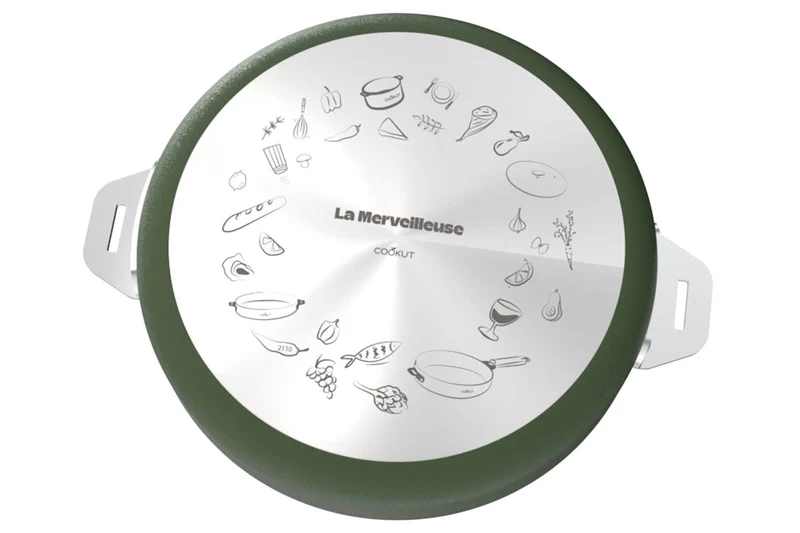 Sauteuse Cookut La Merveilleuse 28cm en acier inoxydable Steel Green®