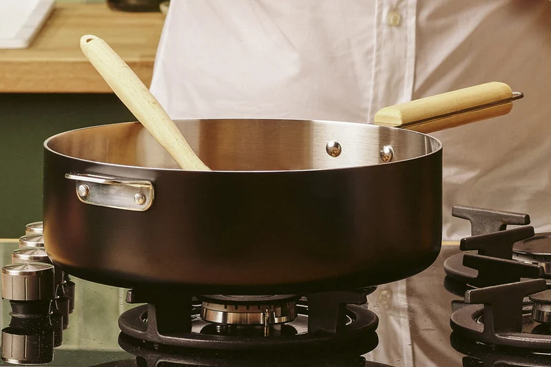 Sauteuse Cookut La Merveilleuse 28cm en acier inoxydable Steel Green®