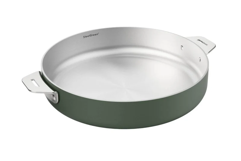 Poêle Cookut La Merveilleuse 24cm en acier inoxydable Steel Green®