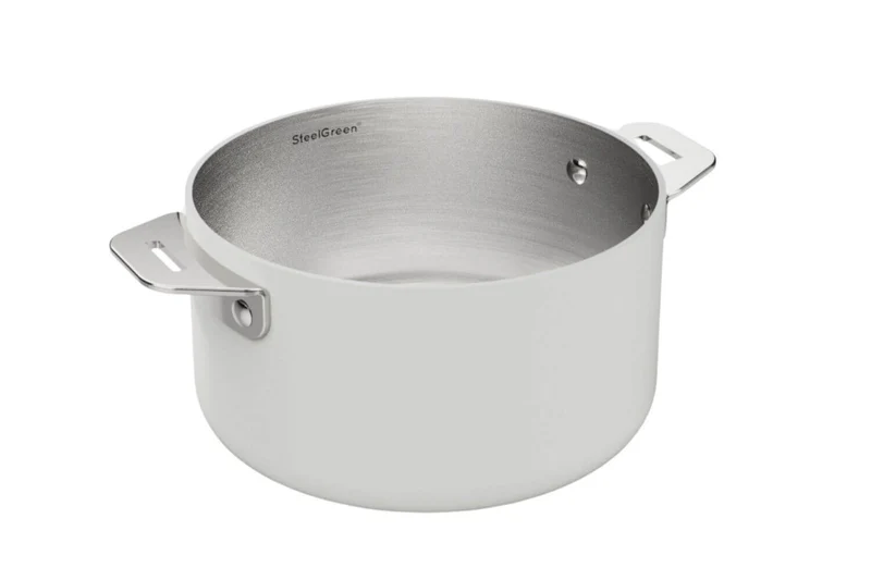 Casserole Cookut La Merveilleuse 20cm en acier inoxydable Steel Green®