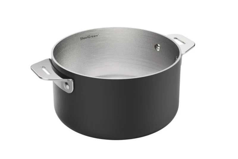 Casserole Cookut La Merveilleuse 20cm en acier inoxydable Steel Green®