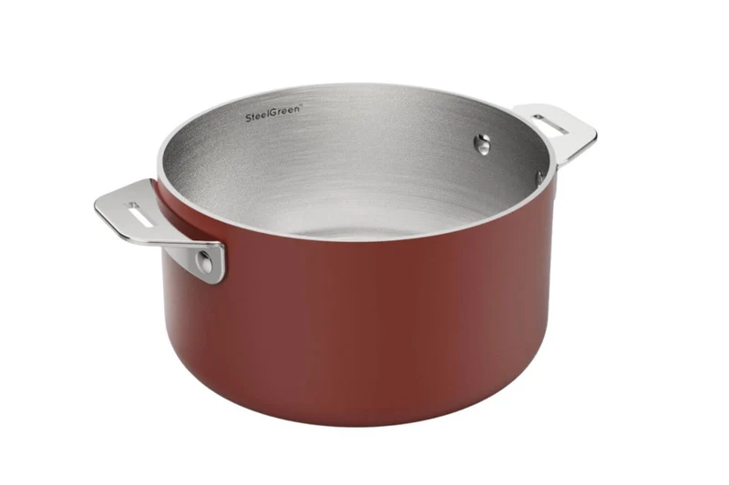 Casserole Cookut La Merveilleuse 20cm en acier inoxydable Steel Green®