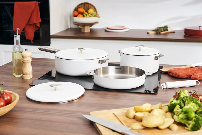 Casserole Cookut La Merveilleuse 20cm en acier inoxydable Steel Green®