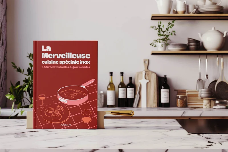 Livre de 100 recettes Cookut La Merveilleuse cuisine spéciale inox