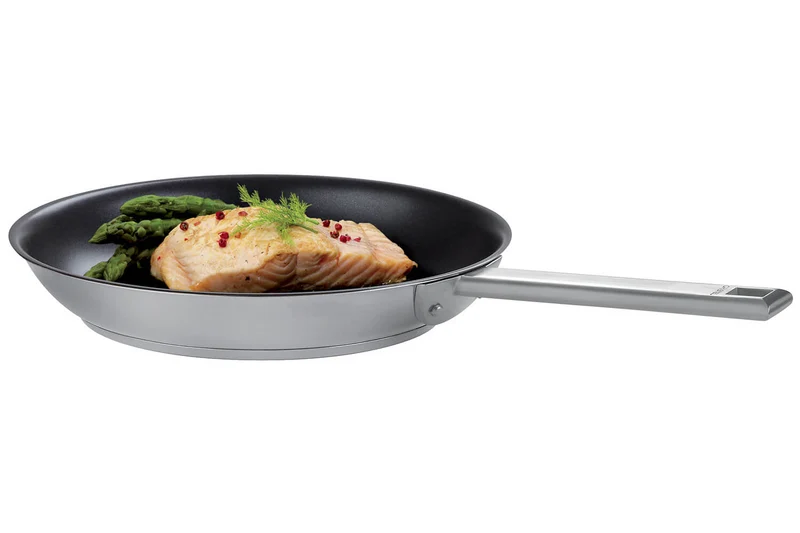 Poêle antiadhésive Cristel Strate Fixe en acier inox 18/10