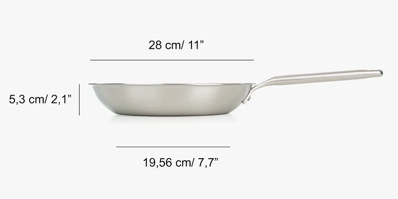 Set sartenes Samoa Inox 24, 28 y 30 cm