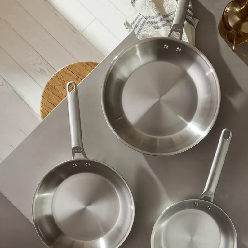 Set sartenes Samoa Inox 24, 28 y 30 cm
