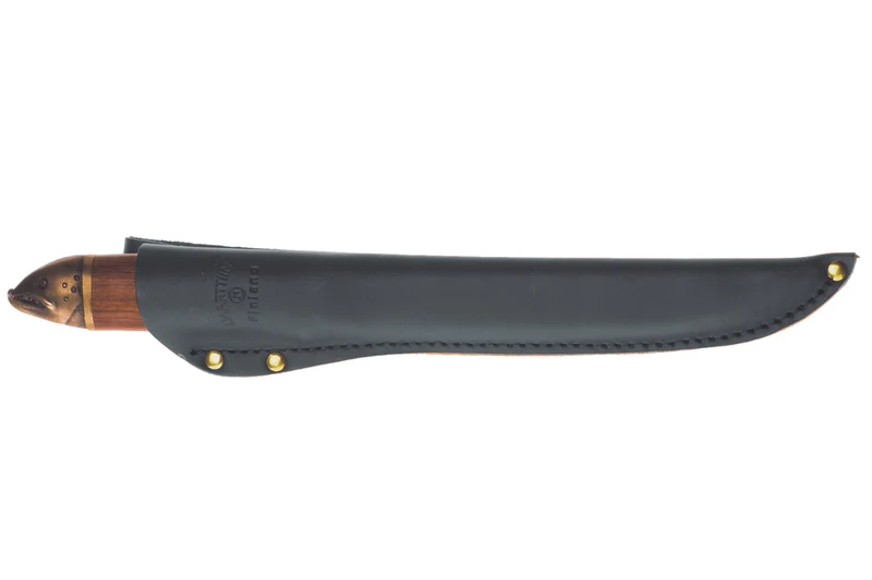 Couteau à filets Marttiini Saumon 552017 lame 19cm manche bois + étui