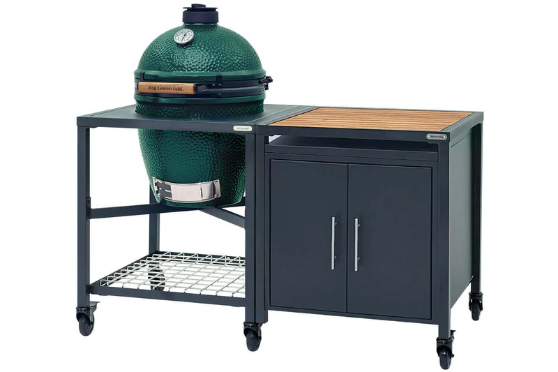Bloc-armoire d'extension Big Green Egg compatible table modulaire Medium à 2XL