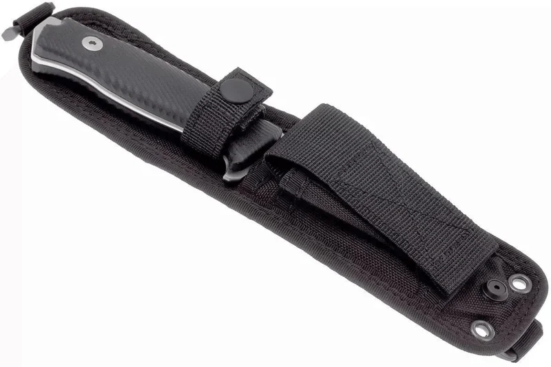 Couteau LionSteel M5.G10 lame 11,5cm manche en G10 noir + étui