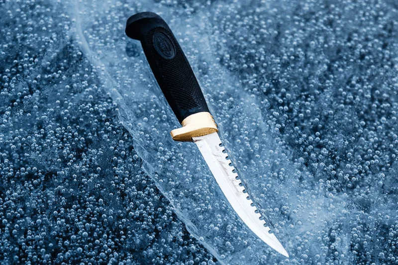 Couteau Marttiini Condor Fisherman's 175014 lame 11cm manche caoutchouc + étui