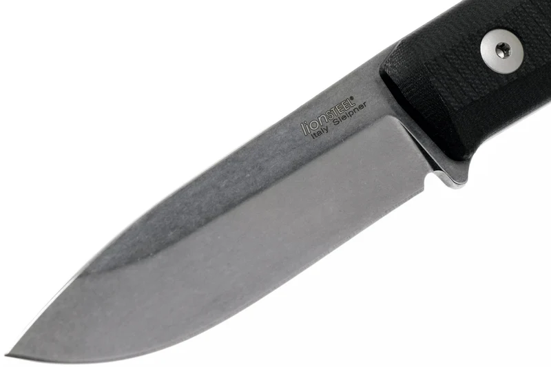 Couteau LionSteel B40.GBK lame 10,3cm manche en G10 noir + étui en cuir