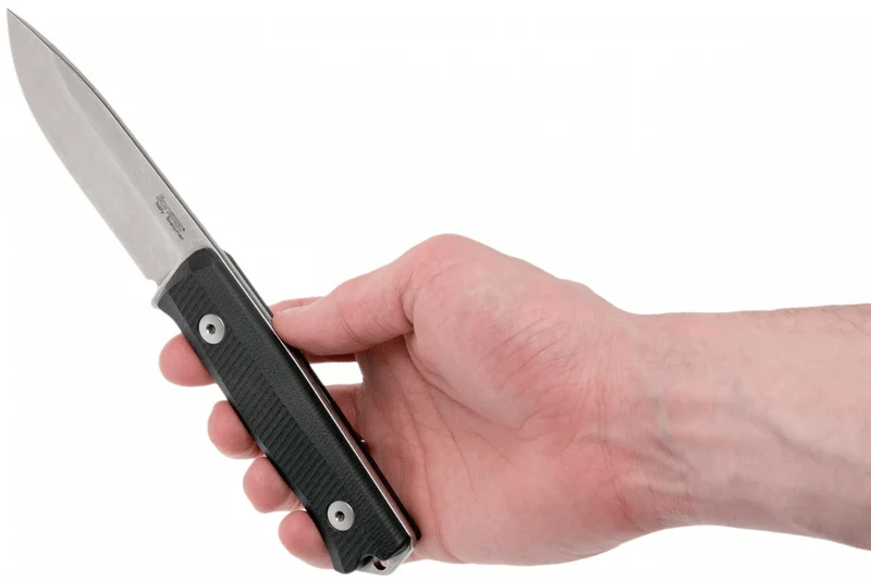 Couteau LionSteel B40.GBK lame 10,3cm manche en G10 noir + étui en cuir