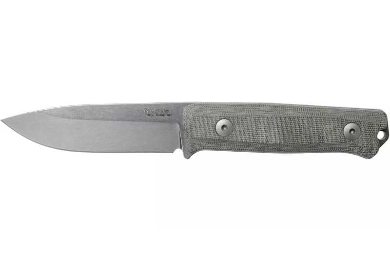 Couteau LionSteel B40.CVG lame 10,3cm manche en micarta vert gaine + étui en cuir
