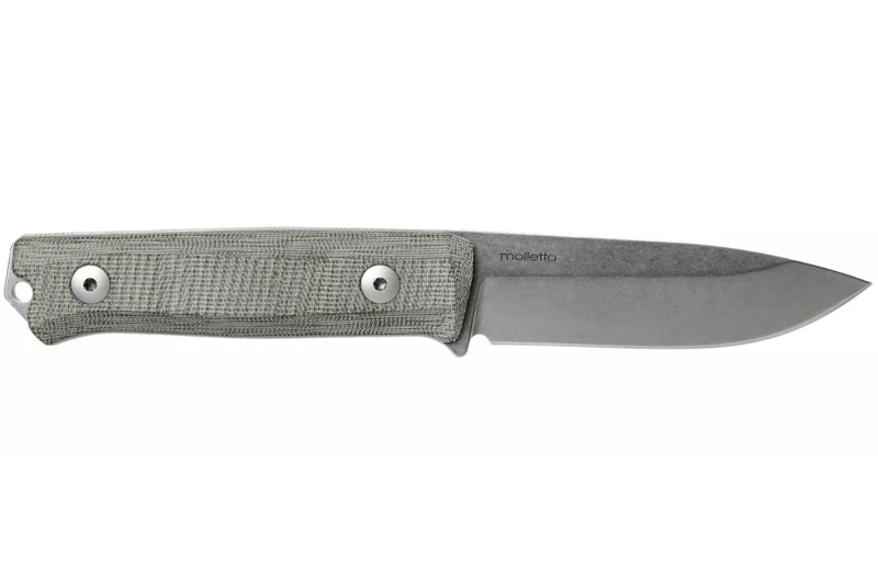 Couteau LionSteel B40.CVG lame 10,3cm manche en micarta vert gaine + étui en cuir