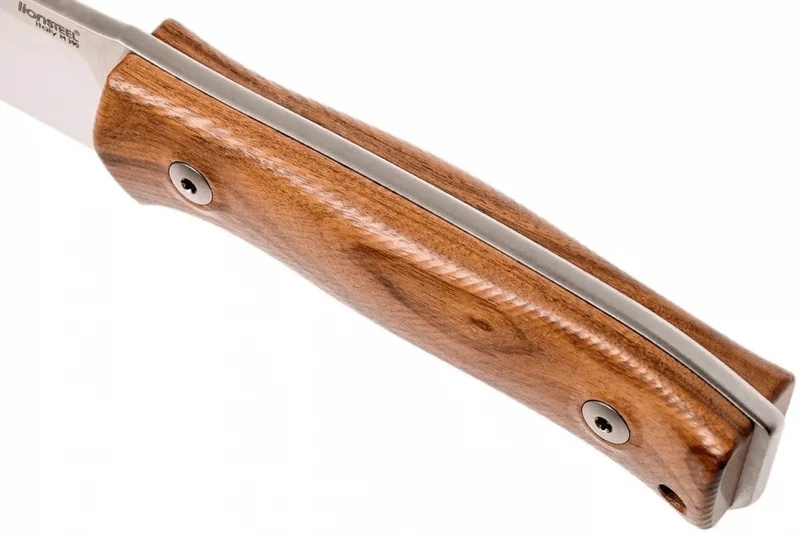 Couteau LionSteel M4.ST lame 9,5cm manche en bois de santal + étui en cuir