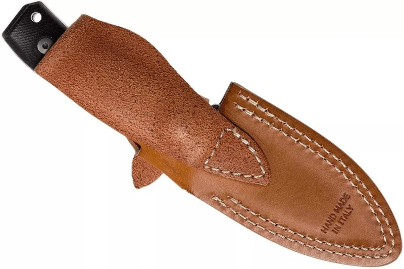 Couteau LionSteel M4.G10 lame 9,5cm manche en G10 + étui en cuir